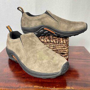 Merrell Jungle Moc Slip-on Suede Shoes in Gunsmoke Style J60787 Mens Size 10